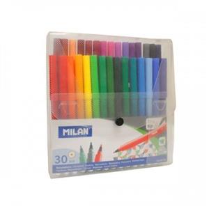 ماژیک رنگ آمیزی میلان مدل Fine - بسته 30 رنگ Milan Fine Marker - Pack of 30