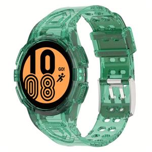 بند مدل Transparent Case and Band مناسب برای ساعت هوشمند سامسونگ Galaxy Watch 4 44mm به همراه کاور