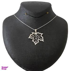گردنبند نقره زنانه طرح برگ کد 001 -