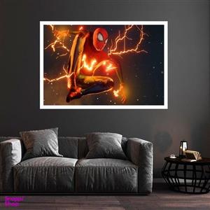 تابلو بکلیت طرح فیلم Spider Man مدل قاب شاسی W-s8875