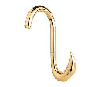 شیر سینک تکی راسان با علم عصایی اهرمی مدل هیپو طلایی