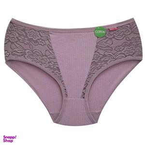شورت زنانه یوکین مدل نخی کبریتی کد 4741 رنگ یاسی