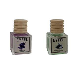 خوشبوکننده خودرو مدل لوندر و جلبک دریایی حجم 10 میلی لیتر مجموعه 2 عددی