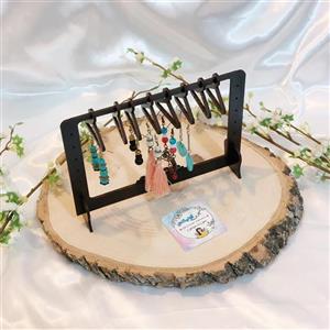 استند گوشواره طرح چوب لباسی