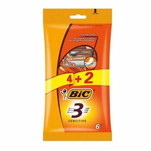 خود تراش بیک مدل SENSITIVE بسته 6 عددی