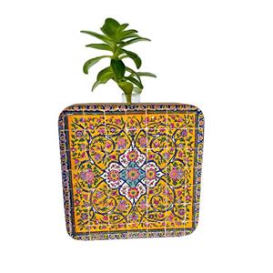 گلدان دکوری مدل کاشی سنتی کد FPW011