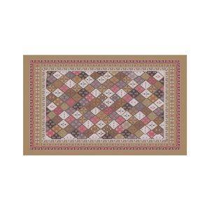 پادری مدل فرشینه سنتی کد M35M001-MR0053 سایز 76x46 سانتی متر