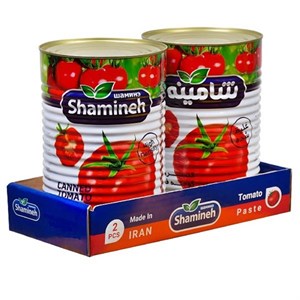 کنسرو رب گوجه فرنگی شامینه - 4000 گرم بسته 2 عددی