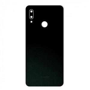 برچسب پوششی ماهوت طرح Black-Suede مناسب برای گوشی موبایل هوآوی P Smart 2019 MAHOOT Black-Suede Cover Sticker for Huawei P Smart 2019
