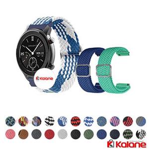 بند مسیر مدل Solo Loop Bicolor مناسب برای ساعت هوشمند آمازفیت GTR Lite 47mm