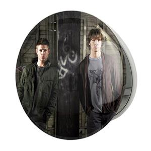 آینه جیبی خندالو طرح سم و دین وینچستر سریال سوپرنچرال Supernatural مدل تاشو کد 24521 