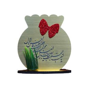 استند رومیزی تزیینی طرح تنگ ماهی مدل هفت سین کد NH-33
