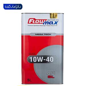 روغن موتور خودرو فلومکس مدل Mega Tech 10w-40 حجم 5 لیتر