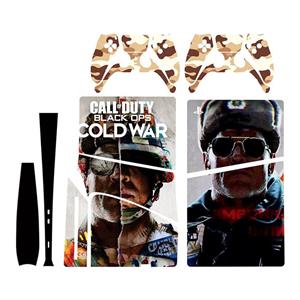 برچسب کنسول بازی پلی استیشن 5 اسلیم مدل call of duty 02 مجموعه 7 عددی