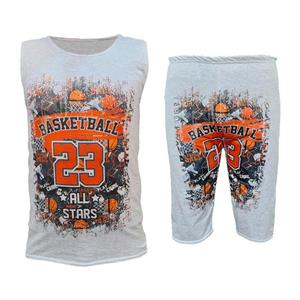 ست تاپ و شلوارک مردانه طرح BASKETBALL کد ۱۱۲۶