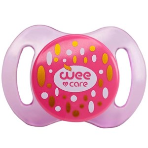 پستانک ارتودنسی وی کر مدل دربدار شفاف چاپدار Comfort سایز 3  ماه کد P143