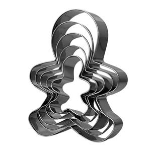 کاتر  شیرینی اورنج کیچن مدل آدمک بسته 5 عددی