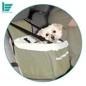 صندلی مخصوص نشستن حیوانات خانگی در خودرو مارگون  Margoun Portable Car Dog Booster Seat with Clip-On Safety Leash and Zipper Storage Pocket