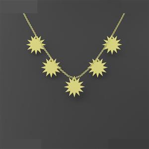 گردنبند طلا 18 عیار زنانه مدوپد مدل ستاره کد RNA15594