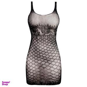 لباس خواب زنانه ماییلدا مدل نگین دار فانتزی کد 4860-7064 رنگ مشکی