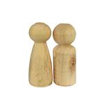 اسباب بازی مدل آدمک چوبی مجموعه 2 عددی