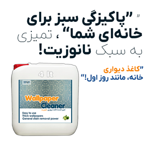 مایع تمیز کننده کاغذ دیواری نانوزیت مدل NZ 4000 حجم 4 لیتر