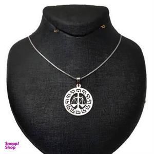 گردنبند نقره زنانه طرح مهرماه کد 001 -