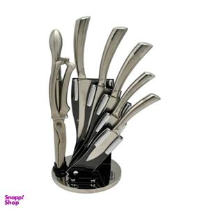 سرویس چاقو آشپزخانه 9 پارچه راکلند کد 3301