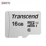 کارت حافظه microSDHC ترنسند مدل 300S  کلاس 10 استاندارد UHS-I U1 سرعت 95MBps  ظرفیت 16 گیگابایت