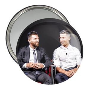 آینه جیبی خندالو مدل کریستیانو رونالدو و لیونل مسی  کد 13997