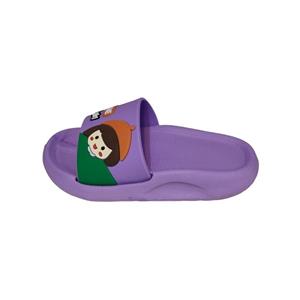 دمپایی بچگانه زیتون مدل هپی گرل PER-007