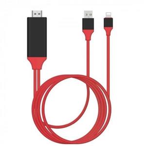 کابل تبدیل USB به لایتنینگ/ HDMI مدل HT-1 طول 2 متر