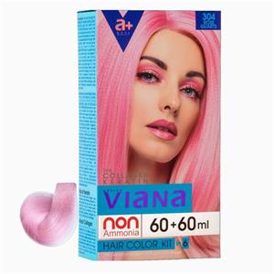کیت رنگ مو ویانا شماره 304 حجم 120 میلی لیتر رنگ رُز کوارتز