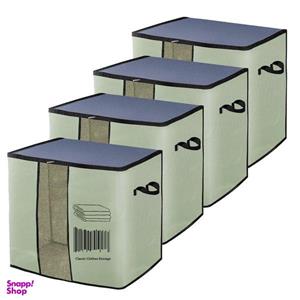 ساک لباس لیلیوم مدل Barcode بسته 4 عددی