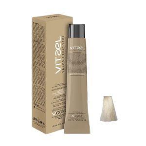 رنگ مو ویتائل شماره 12/13 حجم 100 میلی لیتر رنگ سوپر پلاتین خاکستری طلایی