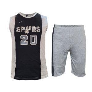 ست تاپ و شلوارک مردانه مدل SPORT-20 کد 1035 رنگ سبز