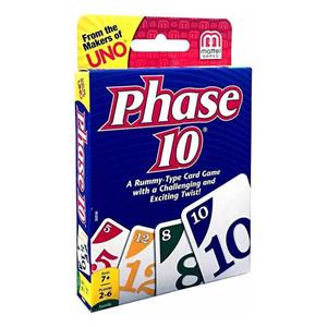 بازی فکری اونو مدل Uno Phase 10 طرح متل