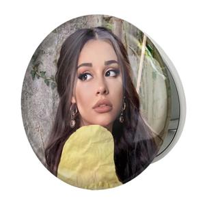 آینه جیبی خندالو طرح آریانا گرانده Ariana Grande مدل تاشو کد 19077