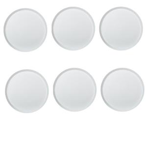 پیش دستی زی مدل فرم اس  18 سفید درجه یک بسته شش عددی\t