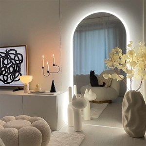 آینه مدل قدی گنبدی بک لایت کد 170