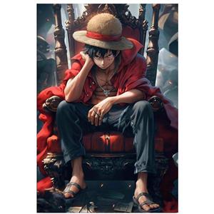 پوستر مدل انیمه وان پیس One piece طرح لوفی Luffy کد 789 