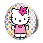 آینه جیبی خندالو طرح هلو کیتی Hello Kitty مدل تاشو کد 2488