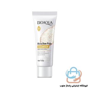 فوم شستشو صورت بایوآکوا مدل برنج حجم 100 میلی لیتر