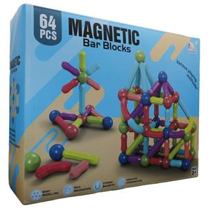 ساختنی مگنتیک بار بلاکس مدل پلی مگنت 64 
