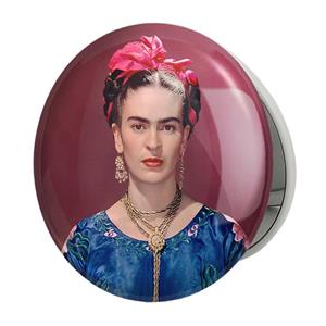 آینه جیبی خندالو طرح فریدا کالو Frida Kahlo مدل تاشو کد 3721