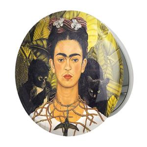 آینه جیبی خندالو طرح فریدا کالو Frida Kahlo مدل تاشو کد 3720