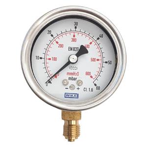 گیج فشار ویکا مدل  60mbar-6cm