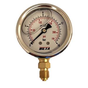 گیج فشار بتا مدل 16bar-6cm-LF