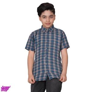 پیراهن پسرانه مدل چهارخانه کد KAM_C1402123445