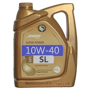روغن موتور اسپیدی مدل سوپر پاور 10-40 حجم 4لیتر